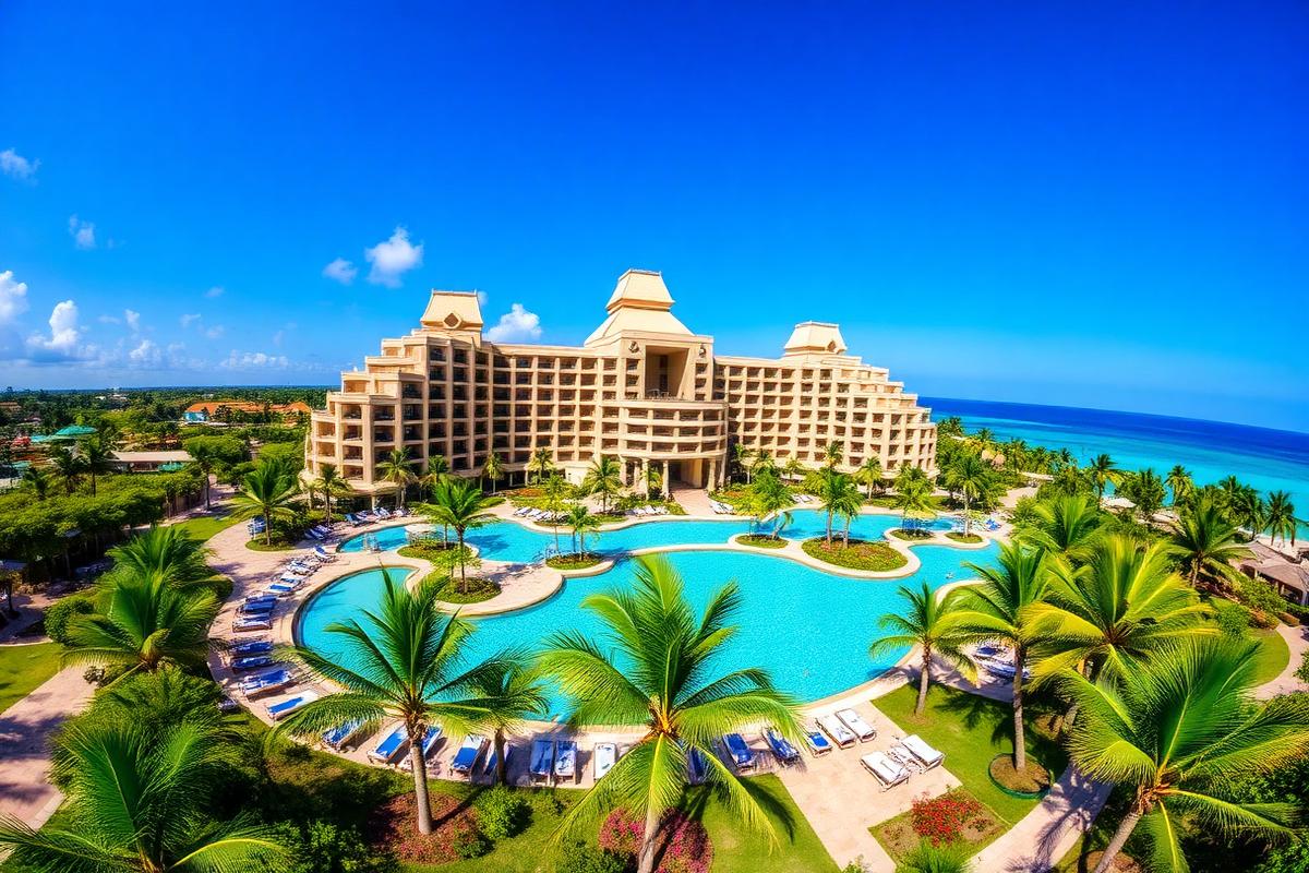 Vista del Dreams Sands Cancun Resort & Spa en Cancún